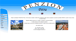 Desktop Screenshot of penzionpetra.cz